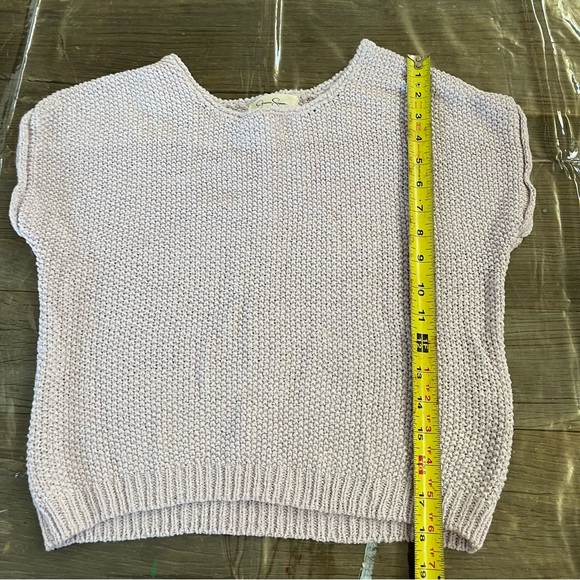 JESSICA SIMPSON knit top in light purple - Picture 3 of 7